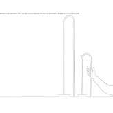 Adjustable LED floor lamp with dimmer Accomac