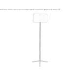Stainless steel floor lamp Mula