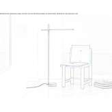 Metal LED floor lamp Hardheim