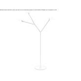 Aluminiowa lampa podłogowa Sayre