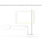 Aluminiowa lampa podłogowa LED Strateni