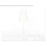 Lampa podłogowa z kloszem typu pongè i podstawą z jesionu Toalmas