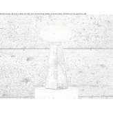 Lampa podłogowa z marmuru Carrara Medias
