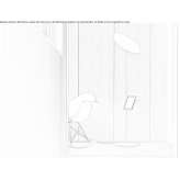 Aluminum LED floor lamp with USB Barsana