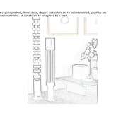 Metal floor lamp Aranga