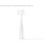 Multi-layer wooden floor lamp Cassola