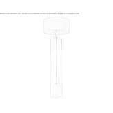 Metal LED floor lamp Flanagan