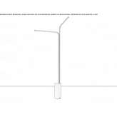 Metal LED floor lamp Aitkin
