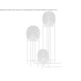 Rattan floor lamp Markle