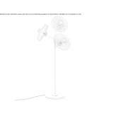 Metalowa lampa podłogowa Kobleve