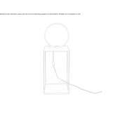 Metal LED table lamp Mafra