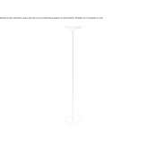LED floor lamp made of PMMA Hinte