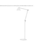 Adjustable metal LED floor lamp Rumford