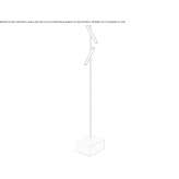 Adjustable LED floor lamp Sateni