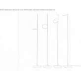 Adjustable aluminum LED floor lamp Saulgrub