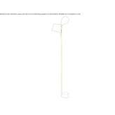 Aluminum LED floor lamp Huhi