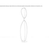Floor lamp made of aluminum and silicone Credin