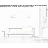 Plaster floor lamp Getaria