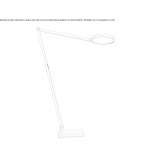 Adjustable LED floor lamp Malyi