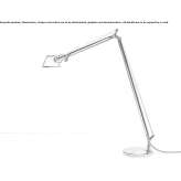 Adjustable aluminum reading floor lamp Thedford
