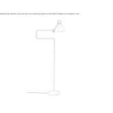 Floor lamp with a swing arm Capralba