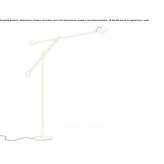 Adjustable metal floor lamp with swing arm Bozkir