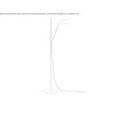 Aluminum floor lamp with height adjustment Potoci