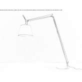LED floor lamp with a swing arm Thedford