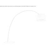 Lampa łukowa LED z materiału kompozytowego Aguadas