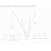 Carbon fiber LED floor lamp Kosslarn