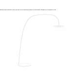 Metalowa lampa łukowa LED Toluca