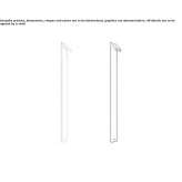 Aluminum LED floor lamp Baldwyn