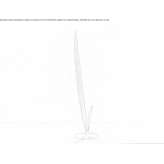Aluminum LED floor lamp with dimmer Sobral
