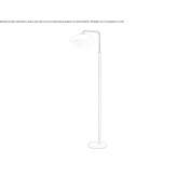 Steel floor lamp Sabaudia