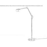 Adjustable aluminum floor lamp Thedford