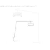 Regulowana aluminiowa lampa podłogowa Rovereto