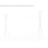 Methacrylate floor lamp Teora