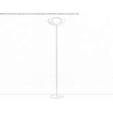 LED floor lamp made of die-cast aluminum Kavasila