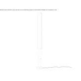 LED floor lamp made of PMMA and ABS Clapiers