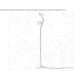 Glass floor lamp Conroe