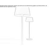 Fluorescencyjna lampa podłogowa Unanov