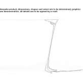Methacrylate floor lamp Corum