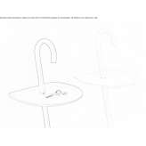 Metalowa lampa podłogowa LED Cacador