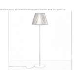 Parchment floor lamp Igliano
