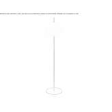 Lampa podłogowa ze szkła opalowego Newell