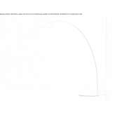 LED floor lamp made of polyethylene and metal Llado