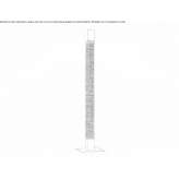 LED floor lamp made of methacrylate Padej