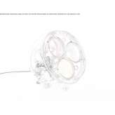 LED table lamp made of polycarbonate and methacrylate Zabari