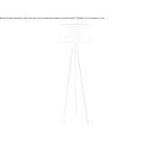 Textile floor lamp with dimmer Plock