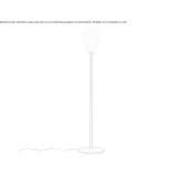 Lampa podłogowa z dmuchanego szkła Zetten
